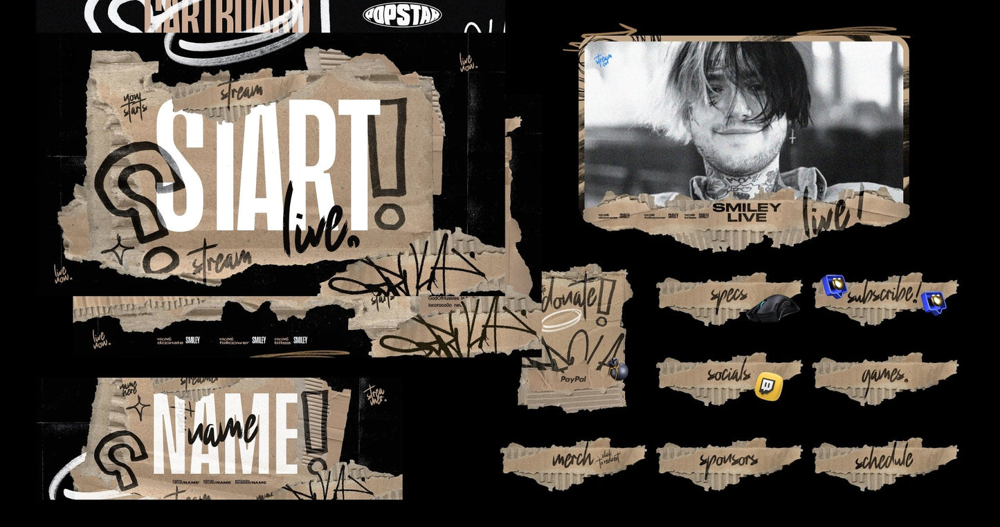 CARTBOARD.zip - Stream Overlay - StreamerDecor