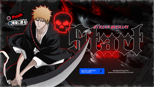 SOUL REAPER: Stream Overlay 黒崎 一護