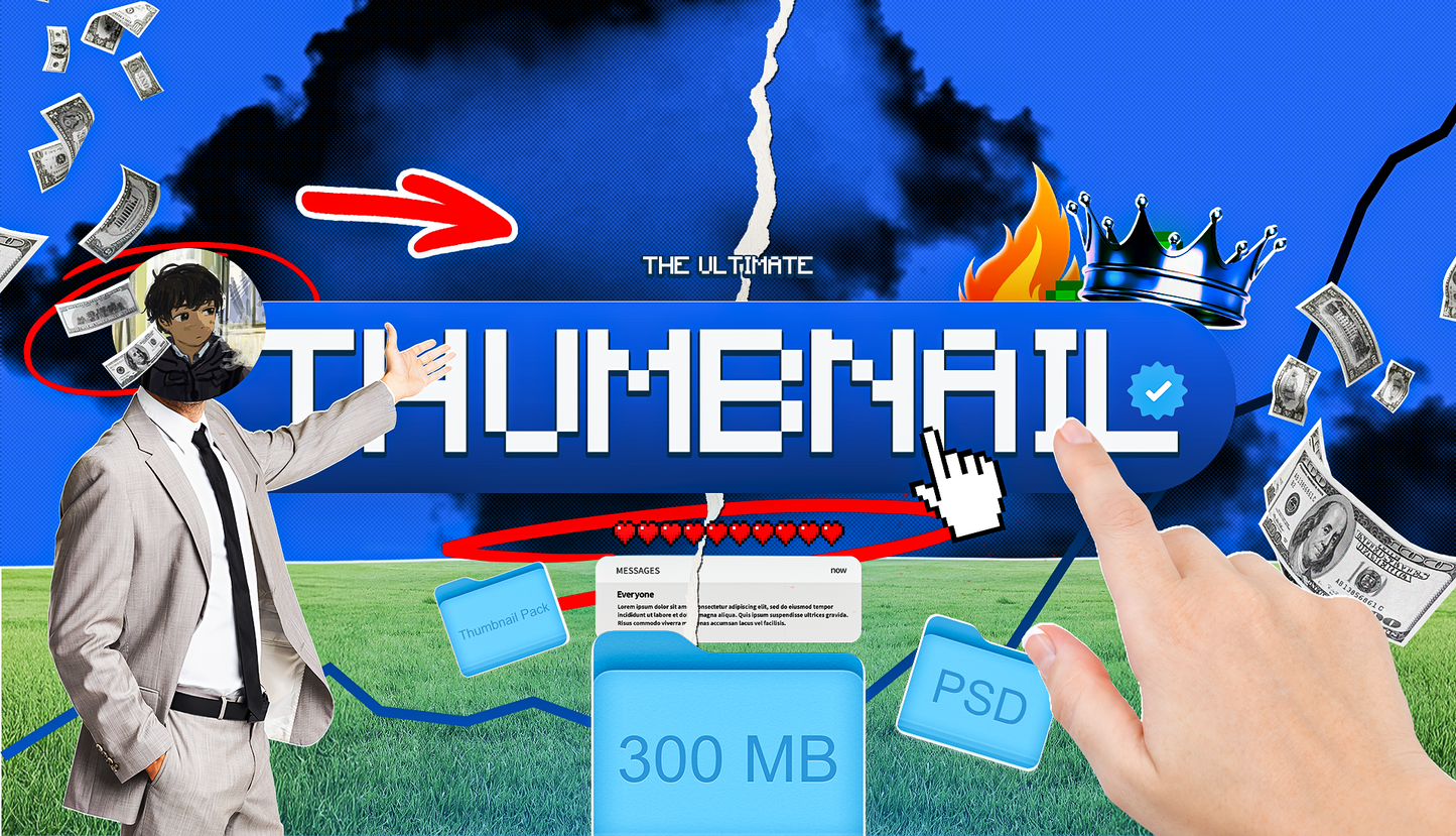 The Ultimate Thumbnail Graphics Pack