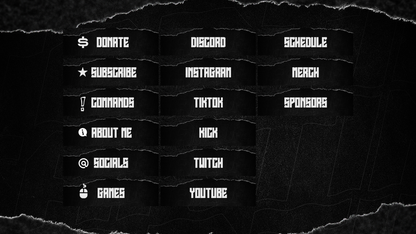 CRIMSON RIPPED: Animated Stream Pack | OBS