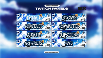 One Piece - Full Animated Stream Pack - StreamerDecor
