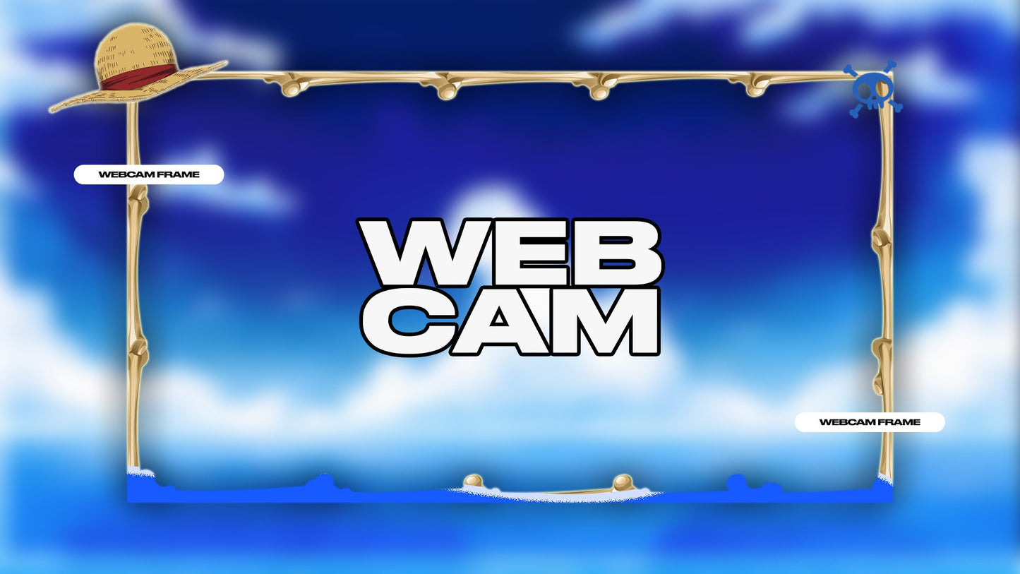 One Piece - Full Animated Stream Pack - StreamerDecor