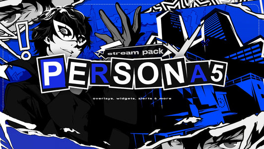 Persona 5 Royal – Complete Animated Stream Pack (Blue) - StreamerDecor