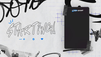 graphic for 'Stream Park Scribbles' and scribbled text design. Scribbles Stream Overlay Sketch Starting Soon Overlay YouTube Kick Twitch