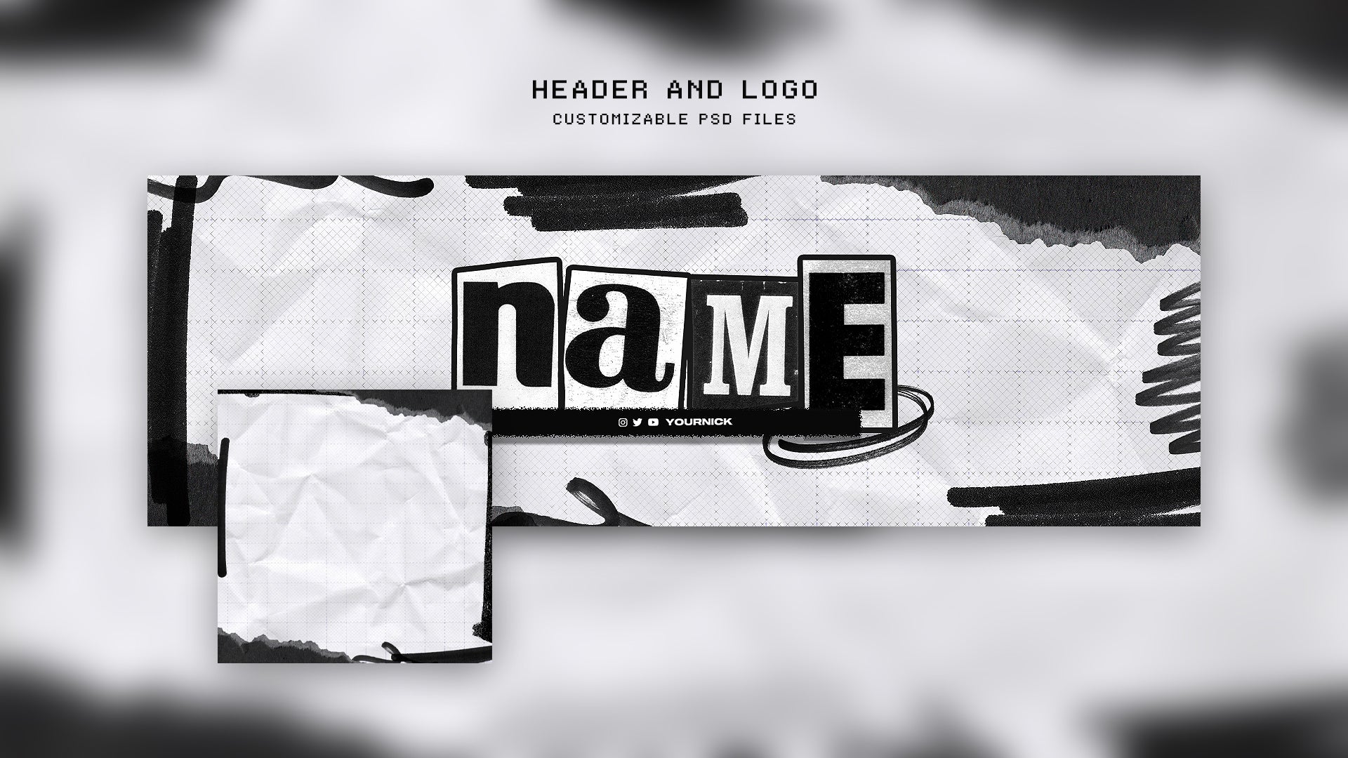 RANSOM Collage - Full Animated Stream Pack - StreamerDecor