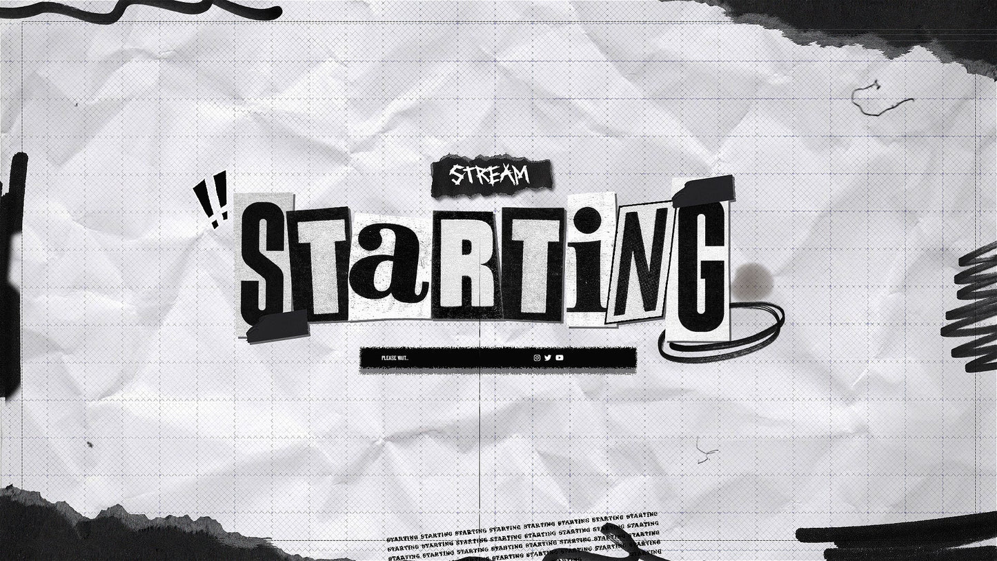 RANSOM Collage - Full Animated Stream Pack - StreamerDecor