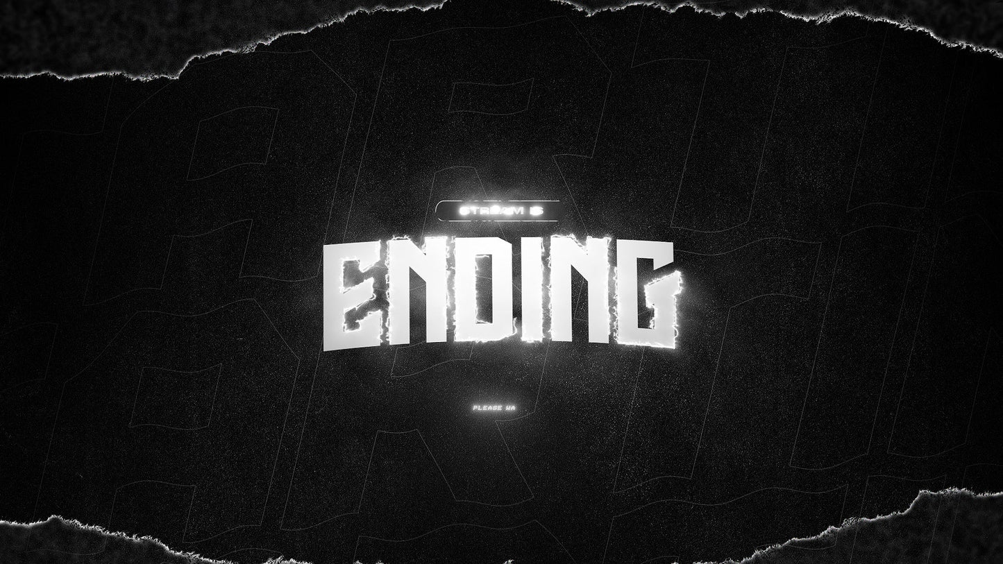 "RIPPED" Torn - Edge - Full Animated Stream Pack - StreamerDecor