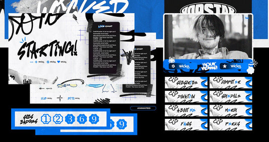 Scribbles - Full Animated Stream Pack - StreamerDecor